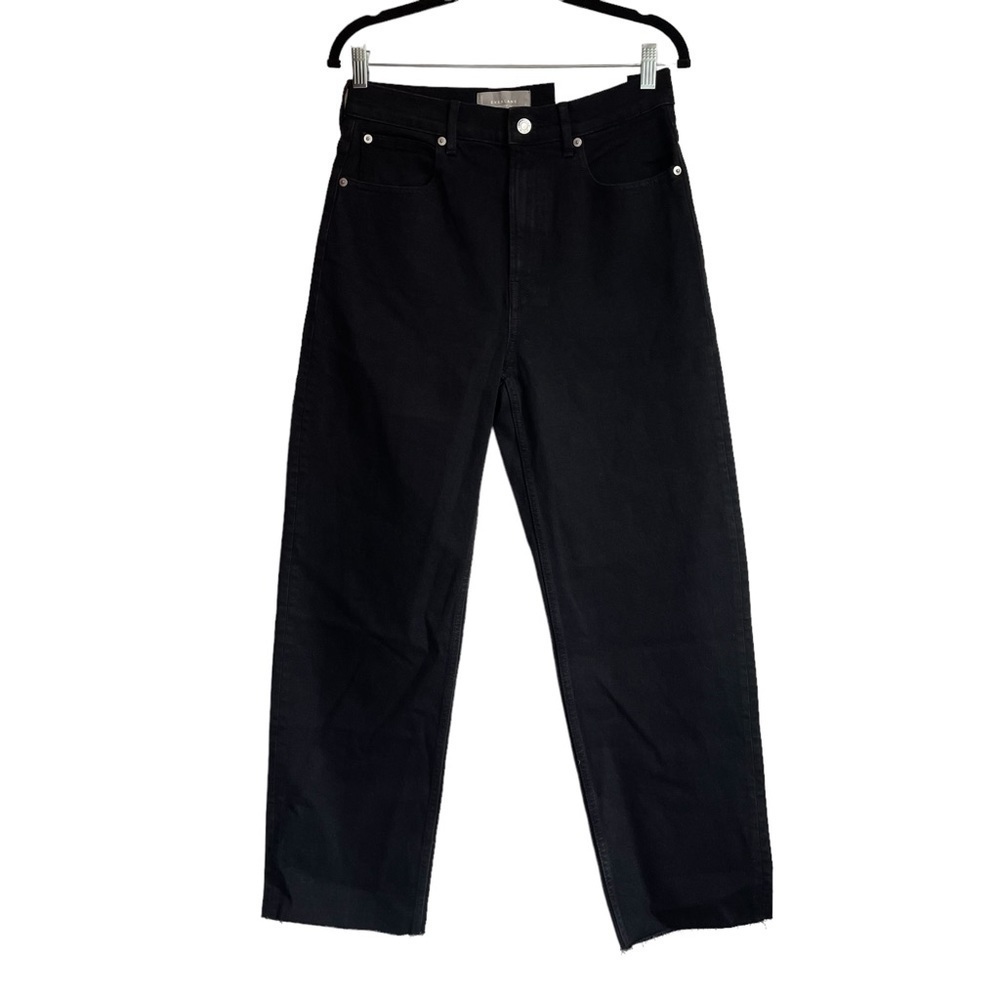 Everlane The Way‎ High Jean Coal Black 28 NWT  F-BTM-DNM-WHGH-SRT-DKW-28